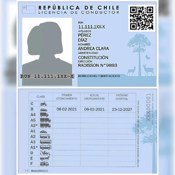Licencia de conducir digital.