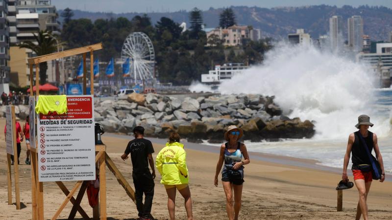 Marejadas en Chile