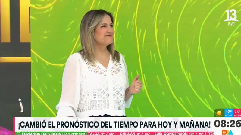 Michelle Adam y la ola de calor para la Región Metropolitana
