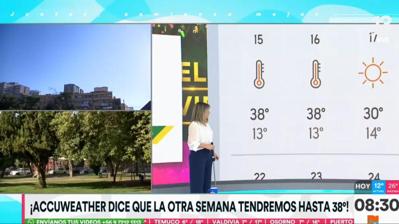 El pronóstico de Michelle Adam para la Región Metropolitana