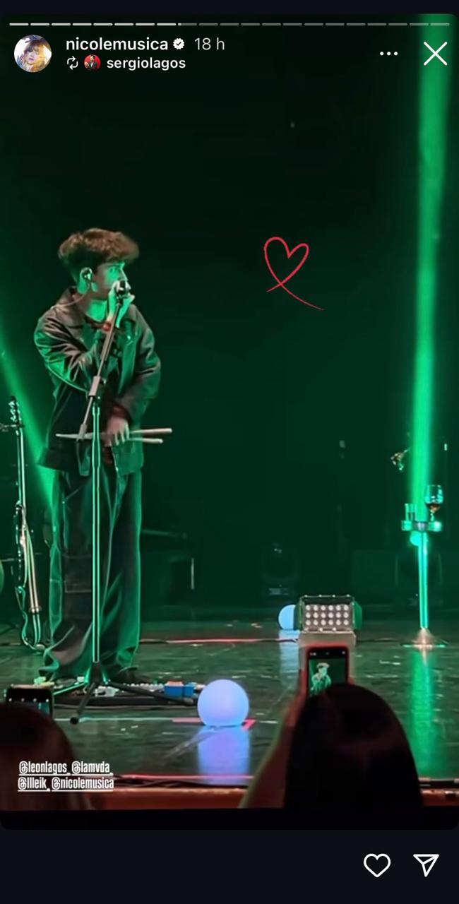 León Lagos, hijo de Nicole.