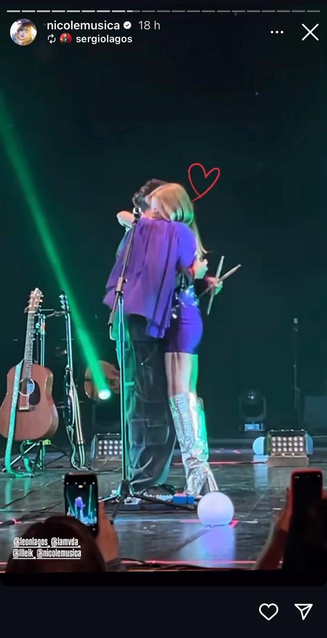 Nicole y su hijo León en Talca.