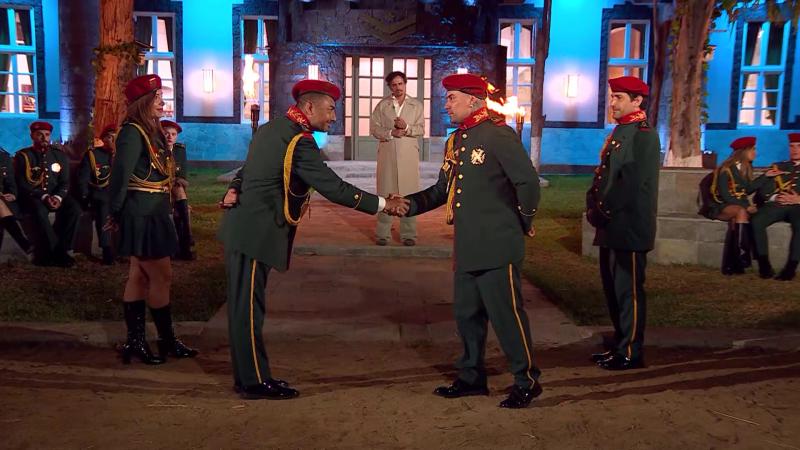 Caniulef y Malito se dan la mano