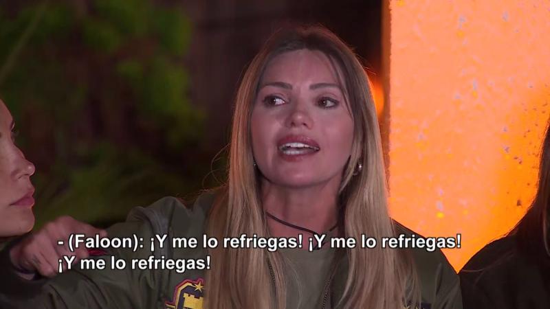 Faloon llora. Gala le recordó episodio de violencia que sufrió.