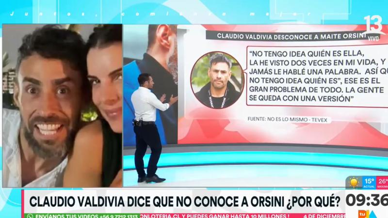 Palabras de Claudio Valdivia en contra de Maite Orsini, expareja de Jorge Valdivia