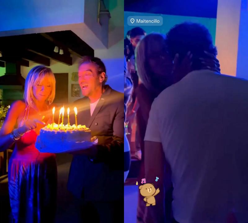 Raquel Argandoña y su pareja