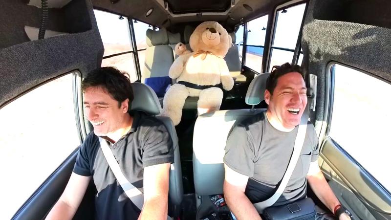 Jorge Zabaleta y Pancho Saavedra en "Socios por el mundo 3"