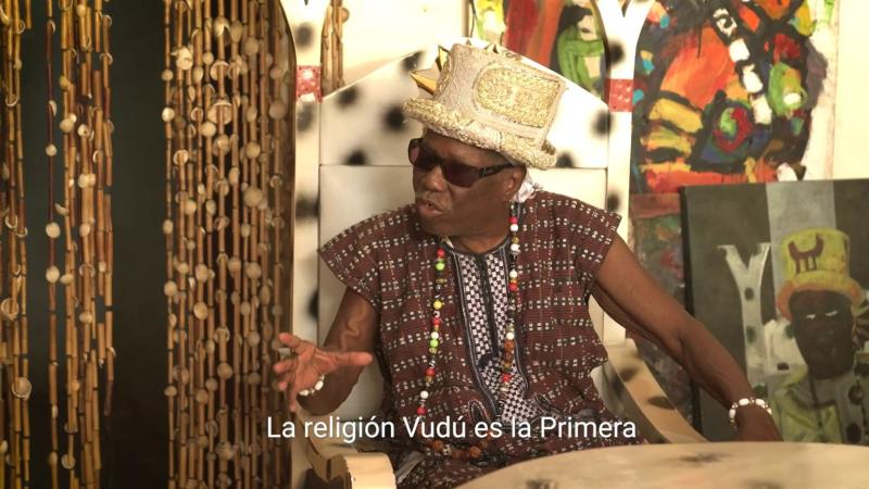 Jorge Zabaleta y Pancho Saavedra conocen al líder de la religión vudú