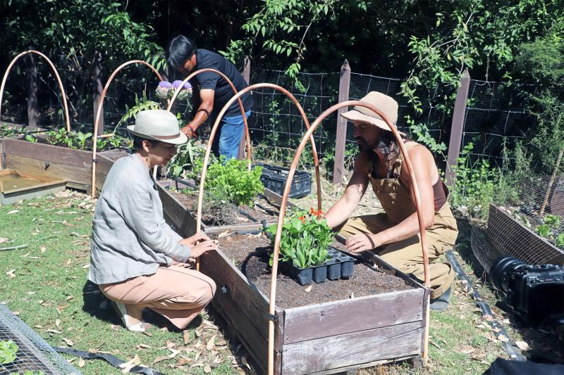 La ministra de Medio Ambiente, Maisa Rojas, y Carlo von Mühlenbrock.
