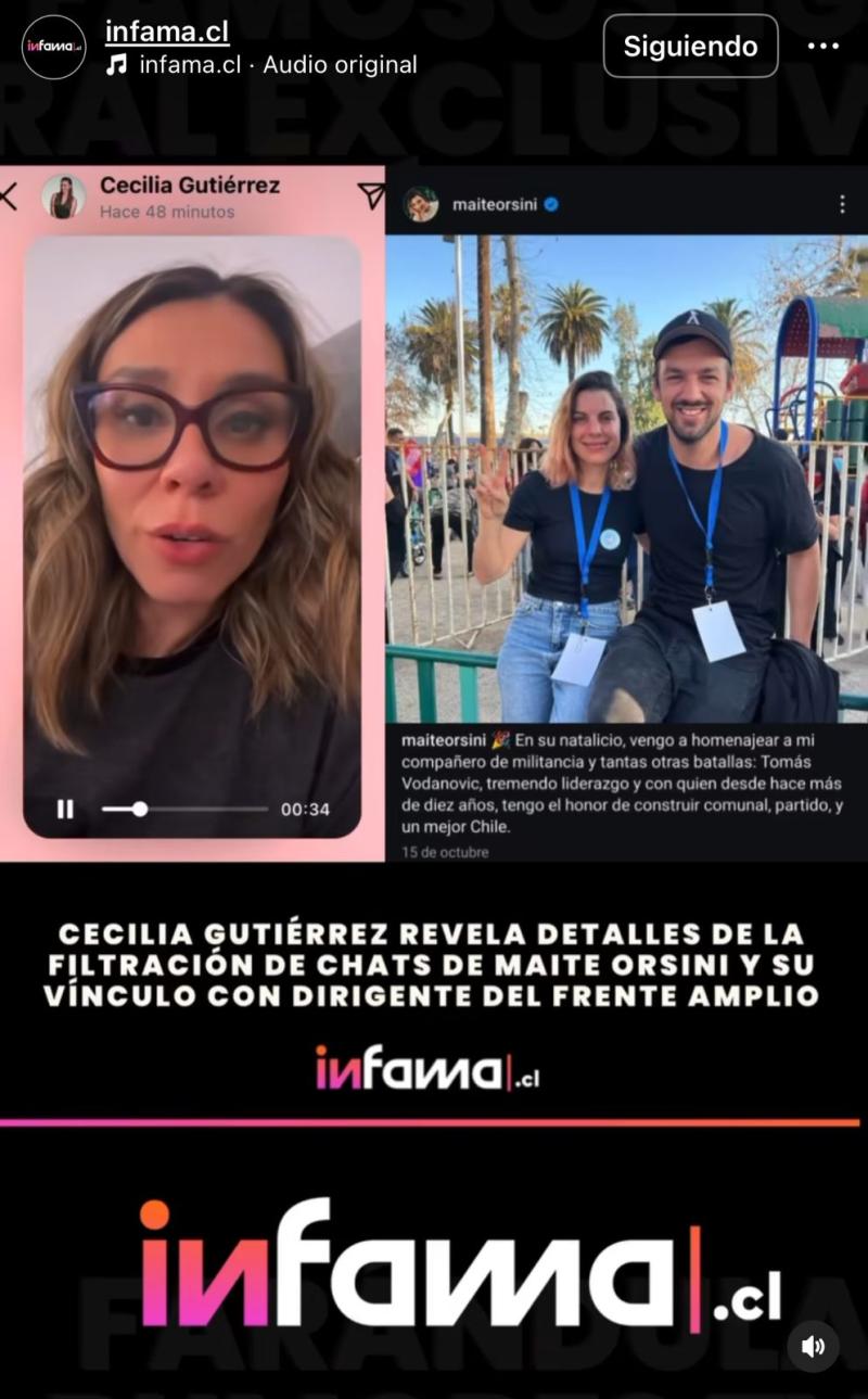 ¿Será Tomás Vodanovic el desconocido romance de Maite Orsini? (Infama.cl)