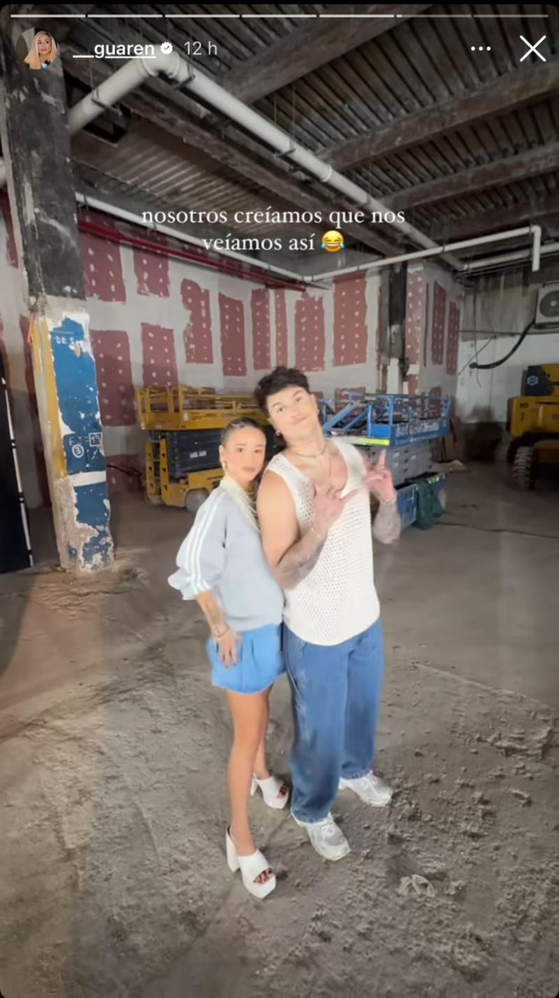 Guarén y Nicolás Solabarrieta reaparecieron juntos en evento de moda tras fuertes rumores de separación.