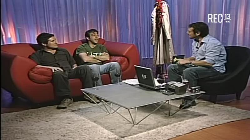 El periodista Álvaro García en Plaza Italia Canal 13