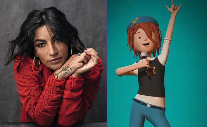 Ana Tijoux fue la voz de Nea en Los Pulentos.