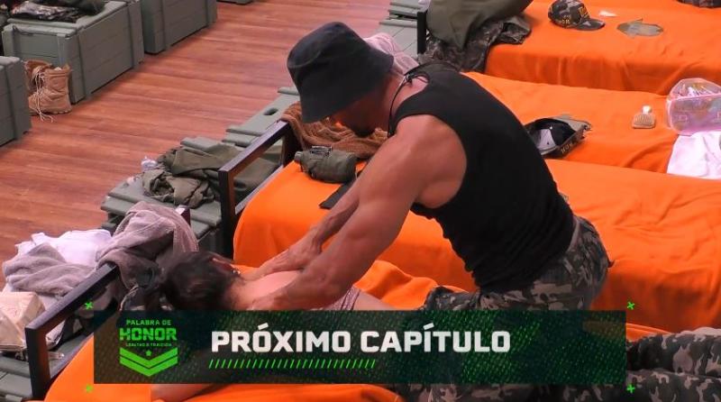 Fabio masajeará a Anyella en Palabra de Honor