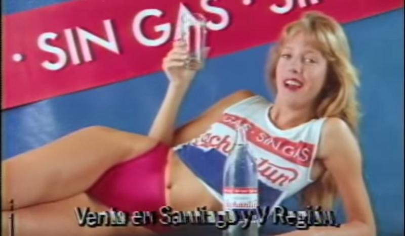 Josefa Isensee como modelo de la portada de Cachantún