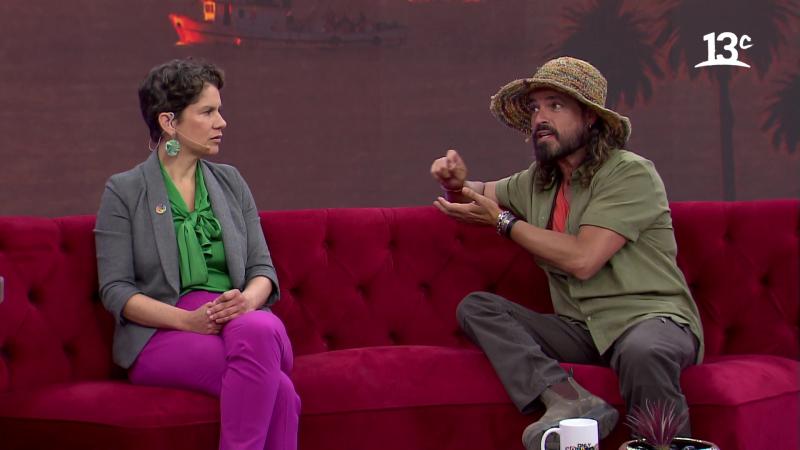 Ministra Maisa Rojas y Carlo Von Mühlenbrock en Only Comparini.