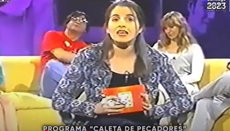 Monserrat Álvarez en el programa "Caleta de Pecadores" de Rock And Pop