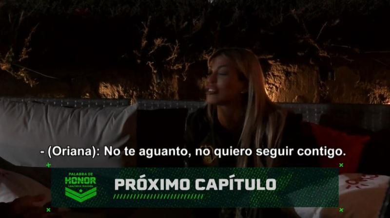 Oriana querrá terminar con Facundo