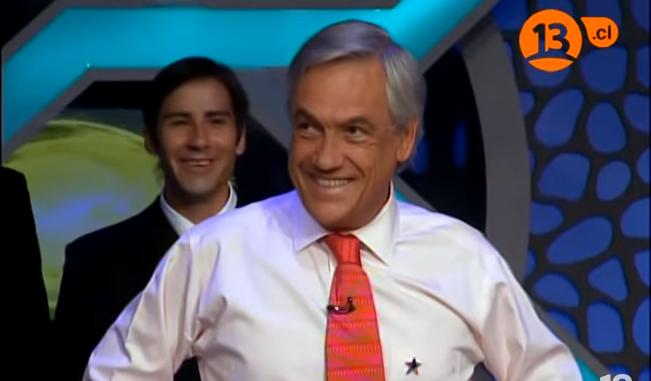 Sebastián Piñera en "El Hormiguero" de Canal 13 (2010)