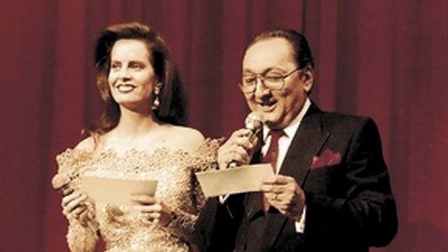 Javier Miranda y Cecilia Bolocco en "Martes 13"