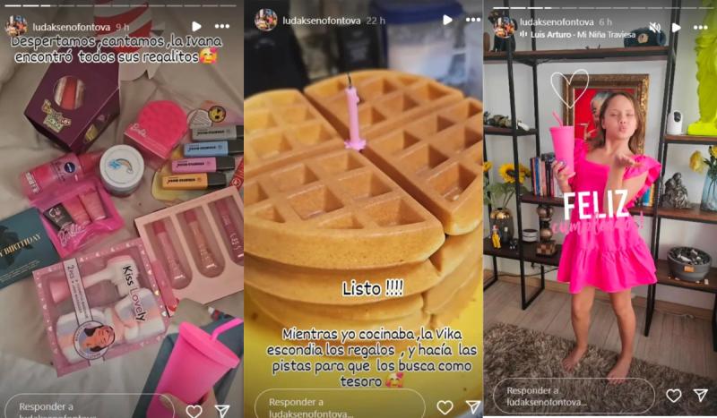 Cumpleaños de hija de Álvaro Ballero y Ludmila.