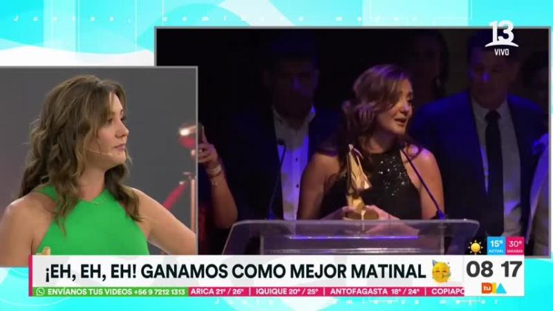 Equipo de Tu Día hace honor a José Luis Repenning en los premios Copihue de Oro