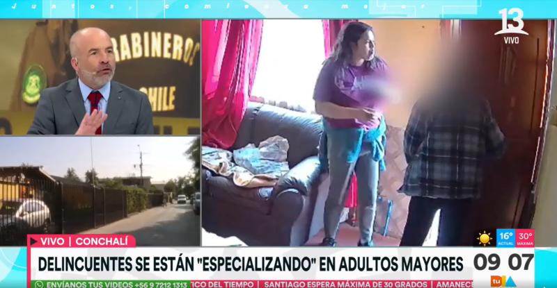 Mujer agrede a adulto mayor para robarle su pensión al interior de su casa