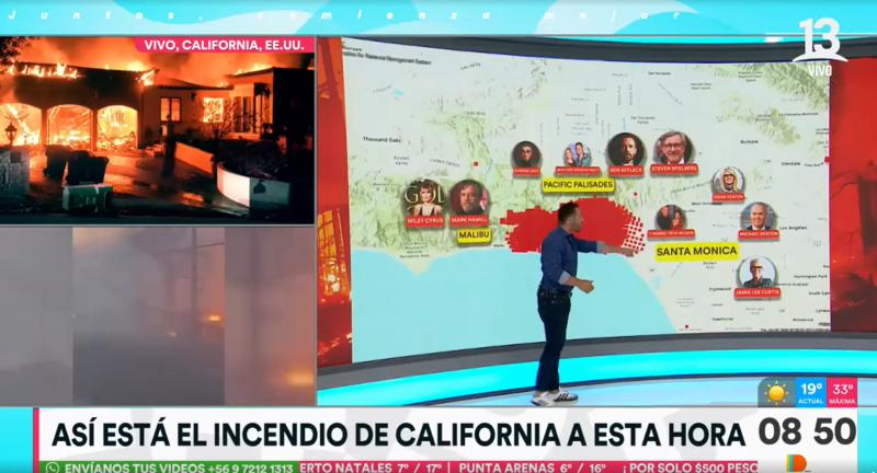 Estos son los famosos que han evacuado sus casas debido a los incendios en California