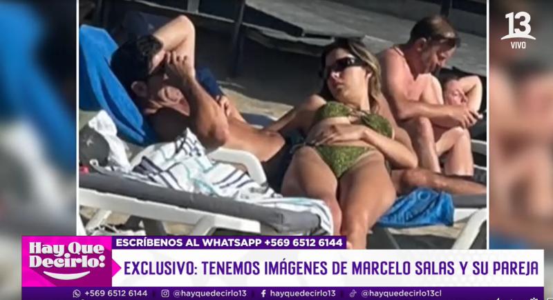 Exclusivo: salen a la luz nuevas imágenes de Marcelo Salas y su nueva pareja