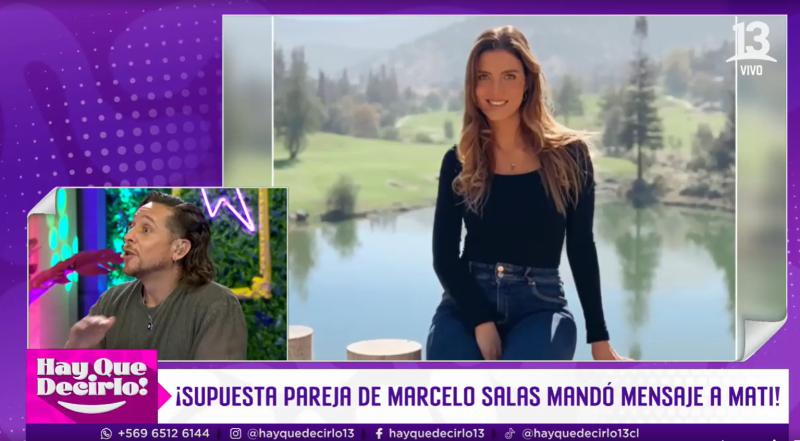 Supuesta pareja de Marcelo Salas confirma su romance con el exfutbolista