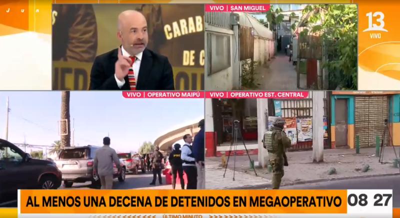 Detienen a dos personas en casa de Estación Central que habría sido utilizada para secuestros vinculados al crimen organizado