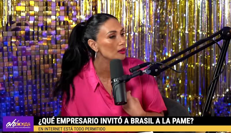Pamela Díaz contó la historia del empresario casado que la invitó a Brasil.