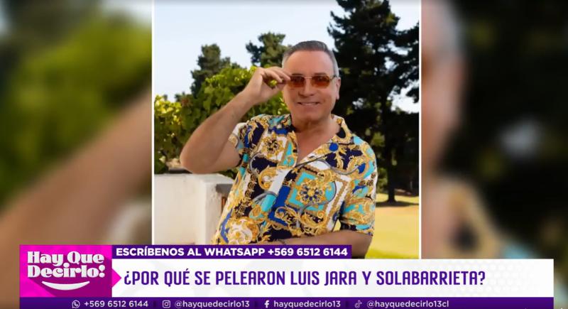 Los motivos del quiebre de amistad entre Fernando Solabarrieta y Luis Jara