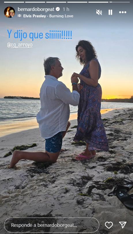 Historia de Bernardo Borgeat, futuro esposo de Carmen Gloria Arroyo.