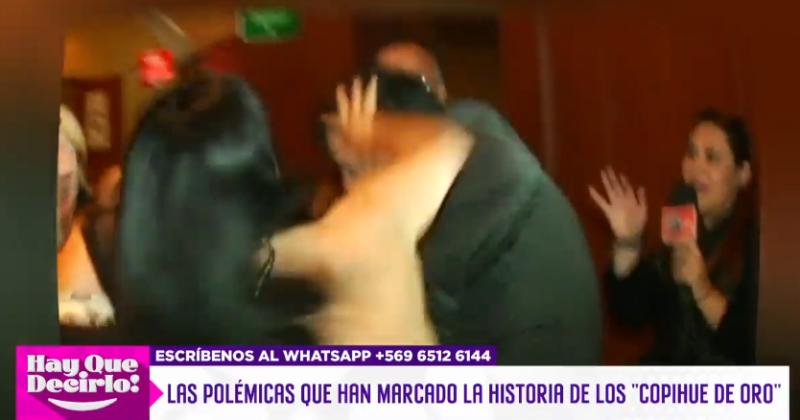 Anita Alvarado también protagonizó una pelea a golpes en los Copihue de Oro.