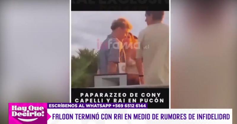 Raimundo Cerda fue captado junto a Cony Capelli en Pucón.