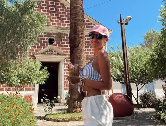 Camila Andrade y Francisco Kaminski se encuentran de vacaciones en la Región de Coquimbo.