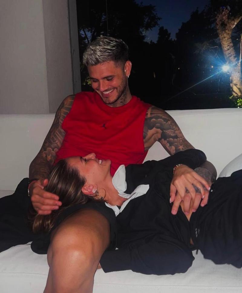 China Suárez y Mauro Icardi.