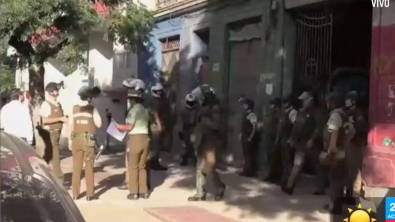 Demolición en Santiago