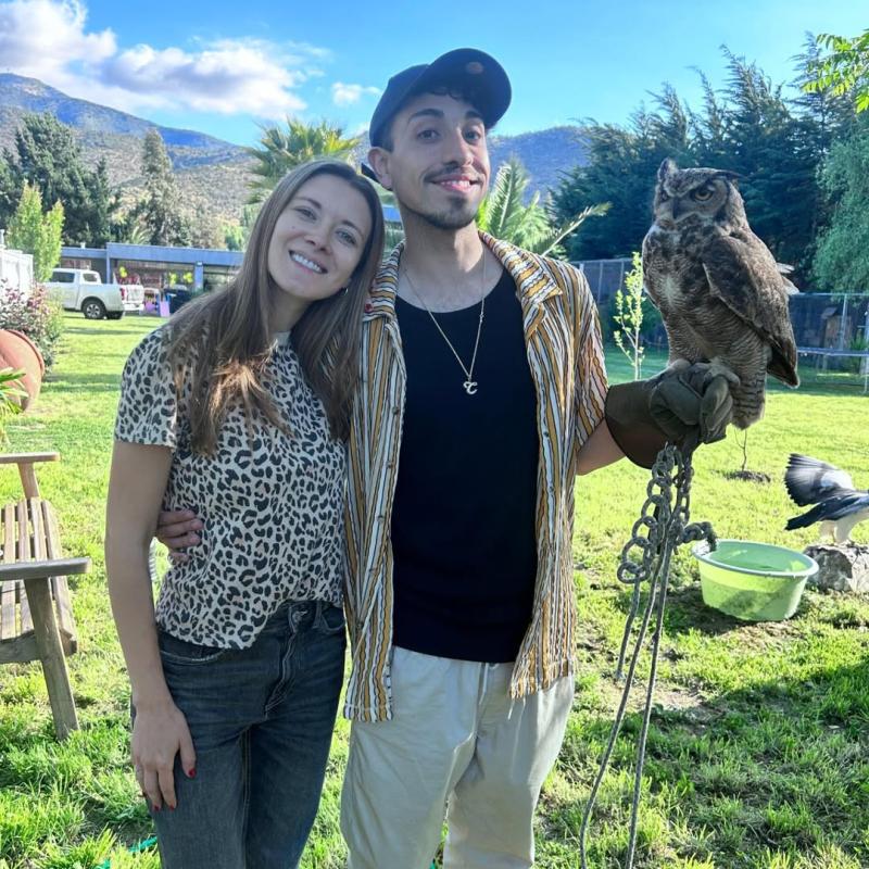 Diego Urrutia y Carla Jara