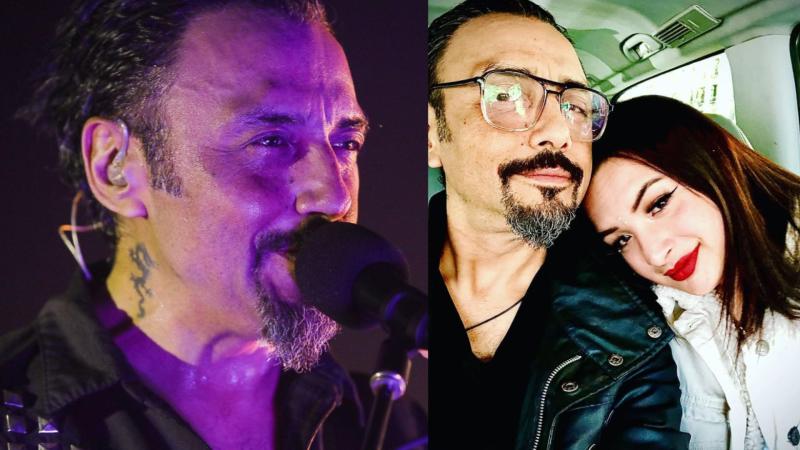 Vocalista de Lucybell, Claudio Valenzuela, vive complicados días debido al estado de salud de su hija.