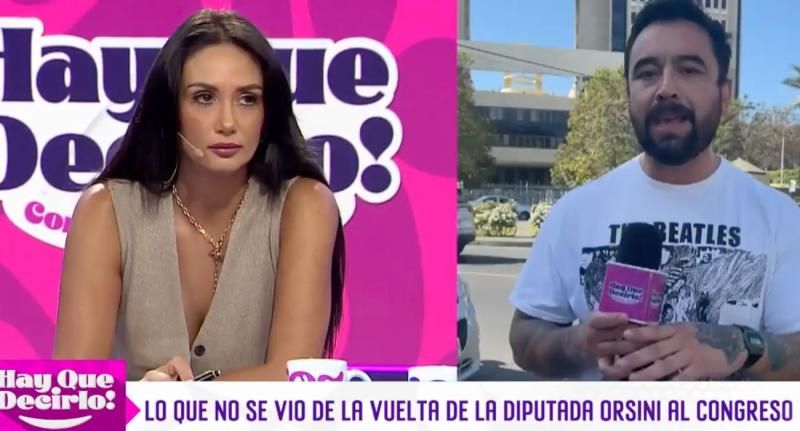 Equipo de Hay que decirlo vive incómoda situación con asesora de Maite Orsini