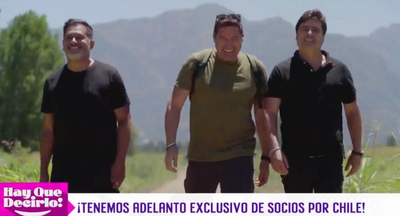 Pedro Ruminot, Pancho Saavedra y Jorge Zabaleta - Socios por Chile