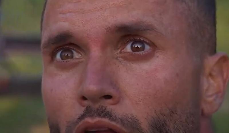 Fabio Agostini y su dolencia en el ojo