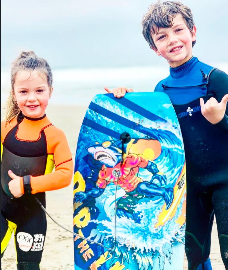 Gracia y Facu, los dos hijos de Diana Bolocco y Cristián Sánchez - Instagram