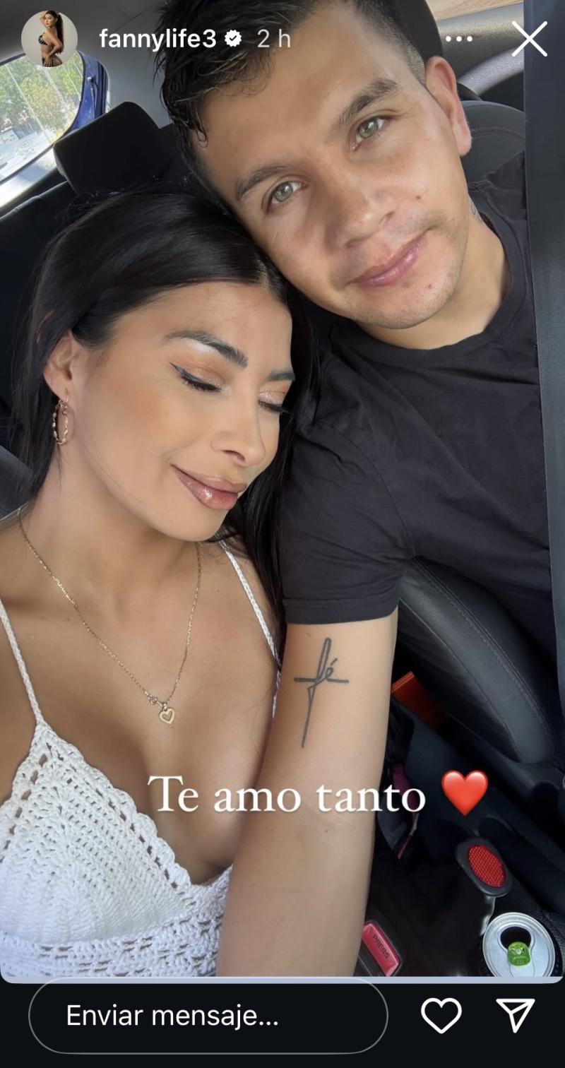 Fanny Cuevas y su pareja - Instagram