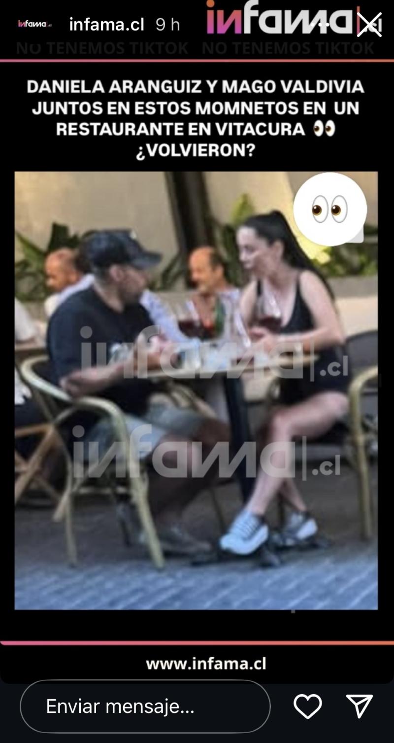 Jorge Valdivia y Daniela Aránguiz captados nuevamente - Infama