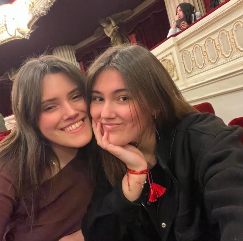 Martina y Rafaela, las hijas de Roberto Bruce y Andrea Sanhueza - Instagram