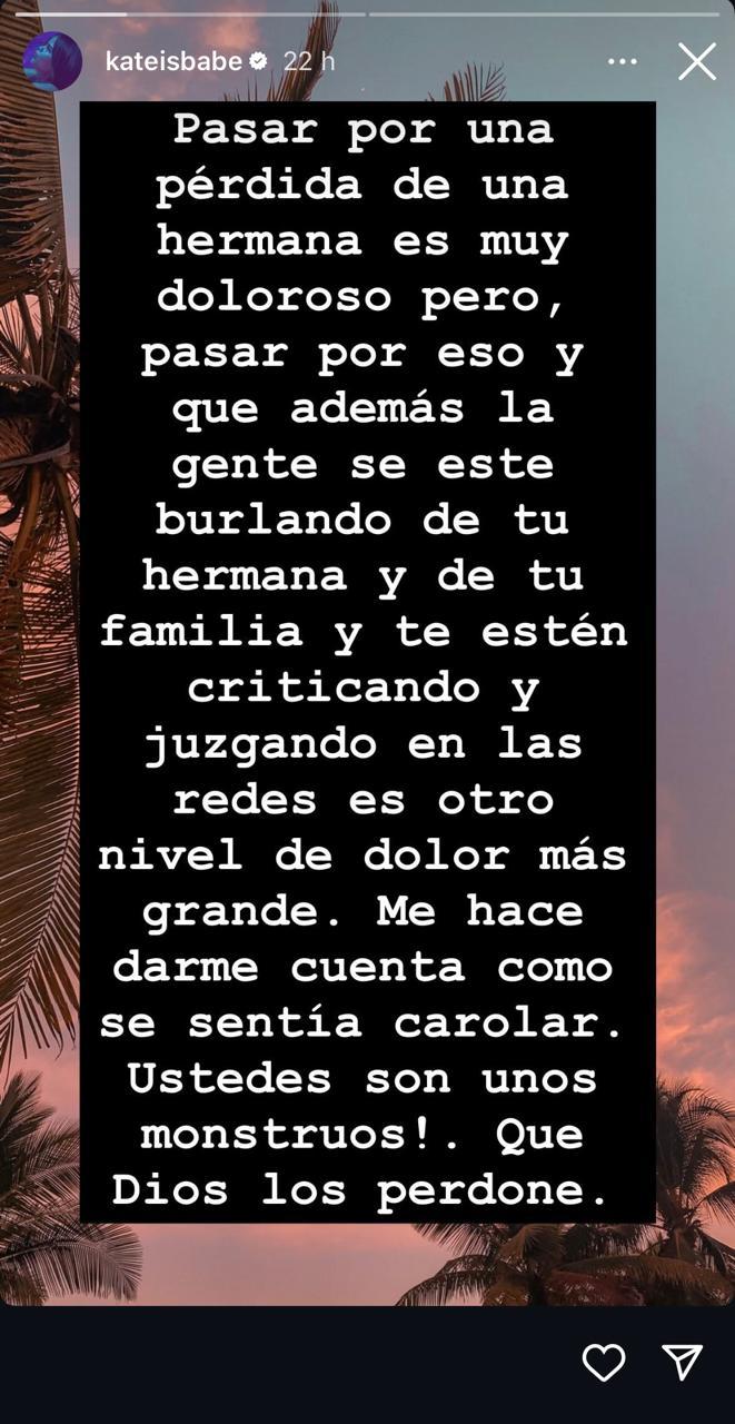Hermana de Killadamente en Instagram.