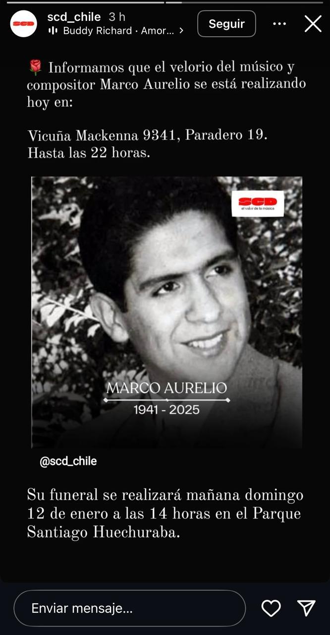 Marco Aurelio será velado este sábado y sepultado durante este domingo.